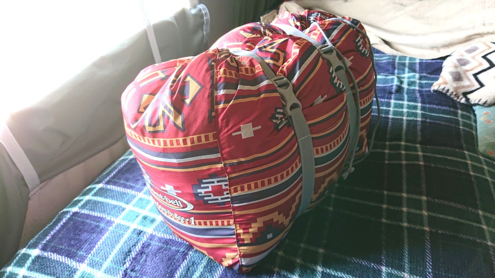 モンベル ファミリーバッグ #5 2個セット 寝袋 シュラフ - 寝袋/寝具
